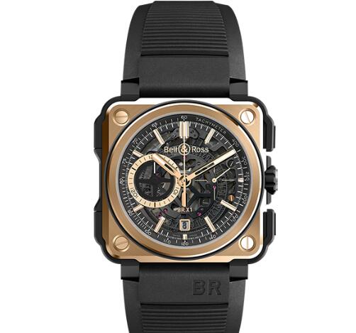 Bell and Ross BR-X1 ROSE GOLD & CERAMIC Replica Watch BRX1-CE-PG
